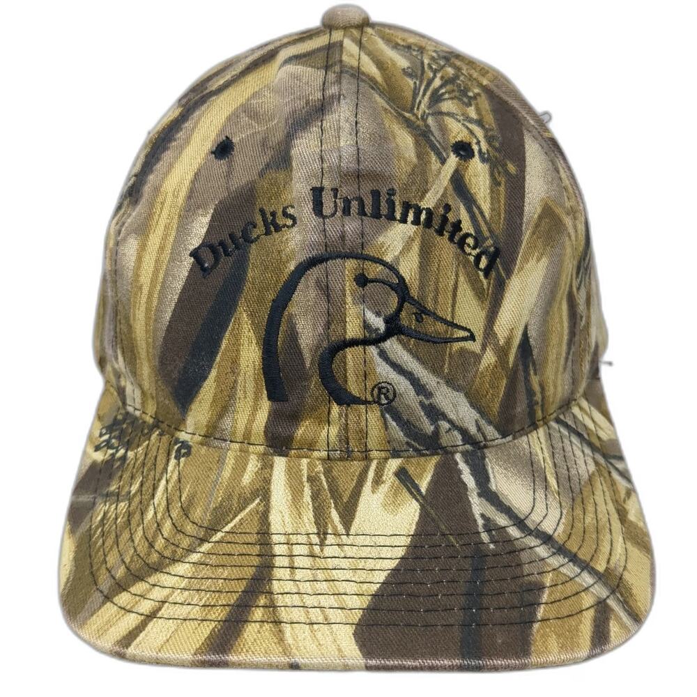 Dorfman-Pacific Ducks Unlimited Snapback Hat Brown Camo OSFM Wetlands Hunting